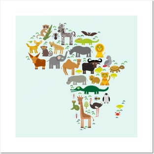 Animals of Africa Posters and Art